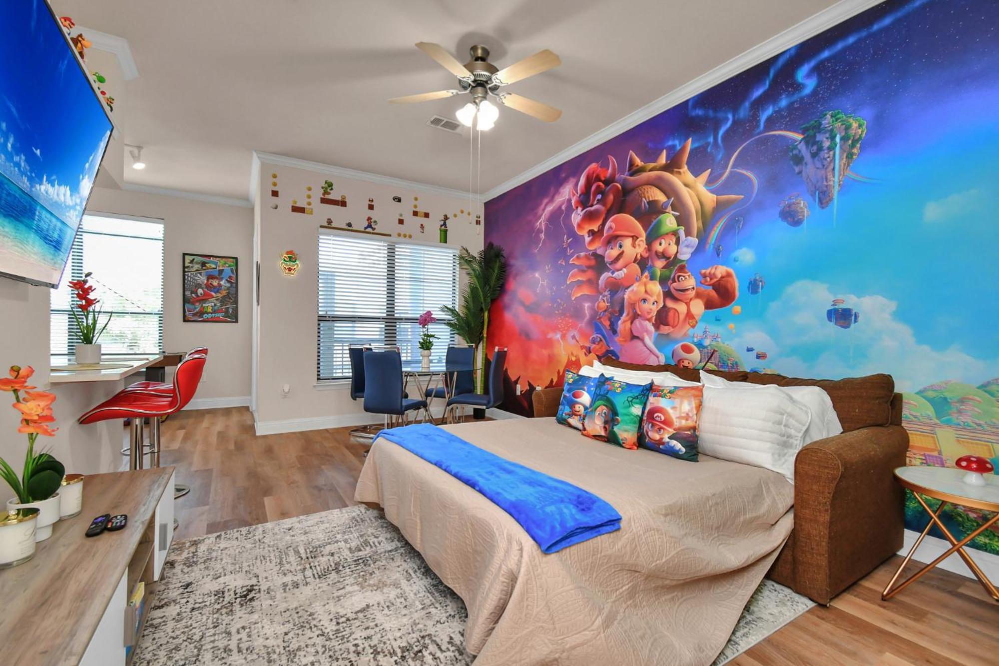 Apartment The Super Mario Bros Movie - 2br-nrg-med Center-galleria *